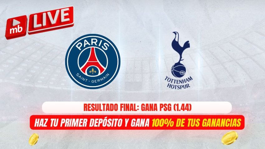 PSG vs Tottenham: Cuotas y pronósticos de Meridianbet