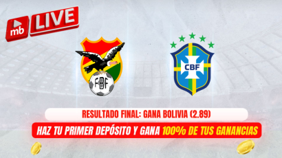 Bolivia vs Brasil: cuotas y pronósticos de Meridianbet