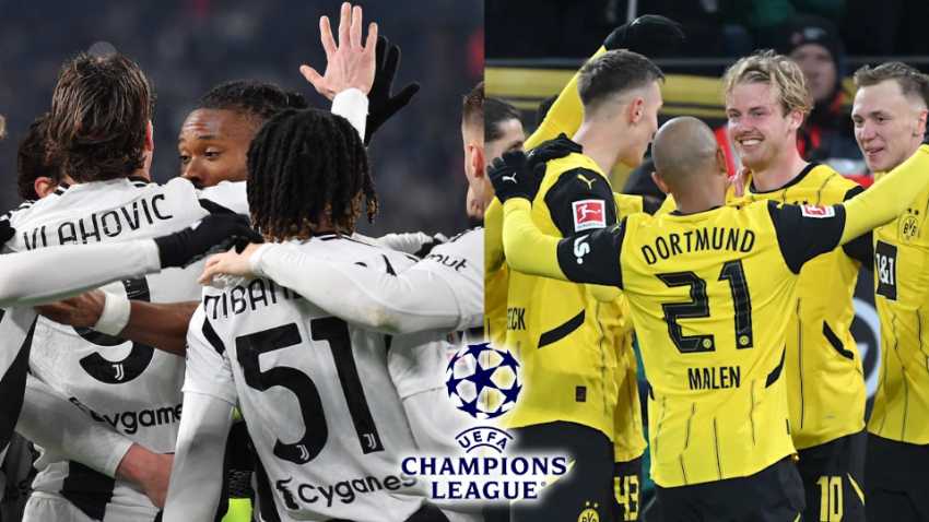 Juventus vs Borussia Dortmund: alineaciones confirmadas por Champions League