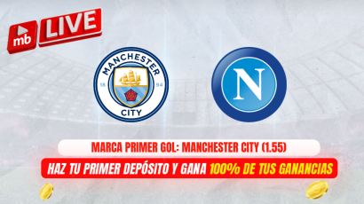Manchester City vs Napoli: cuotas y pronósticos de Meridianbet