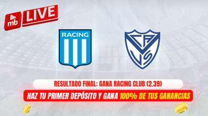 Racing vs Vélez: Cuotas y pronósticos de Meridianbet