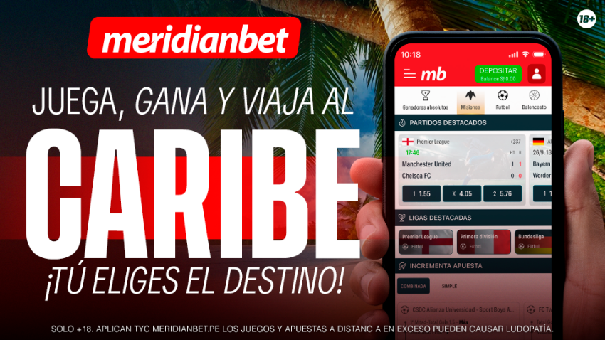 Juega en Meridianbet y gánate un viaje todo pagado al Caribe