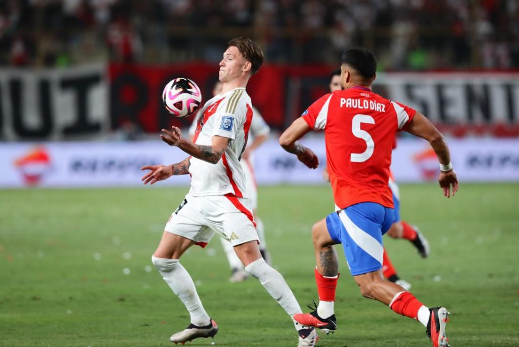 Chile vs Perú último enfrentamiento.