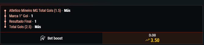 Super Boost Atlético Mineiro vs Independiente del Valle.