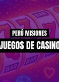Los juegos de Meridian Casino protagonistas de Perú Misiones