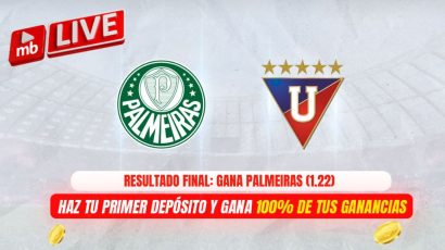 Palmeiras vs LDU: cuotas y pronósticos de Meridianbet