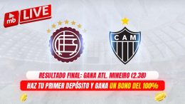 Lanús vs Atlético Mineiro: Cuotas y pronósticos de Meridianbet por el final de Copa Sudamericana