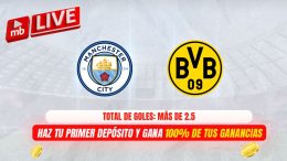 Manchester City vs Borussia Dortmund: cuotas y pronósticos de Meridianbet