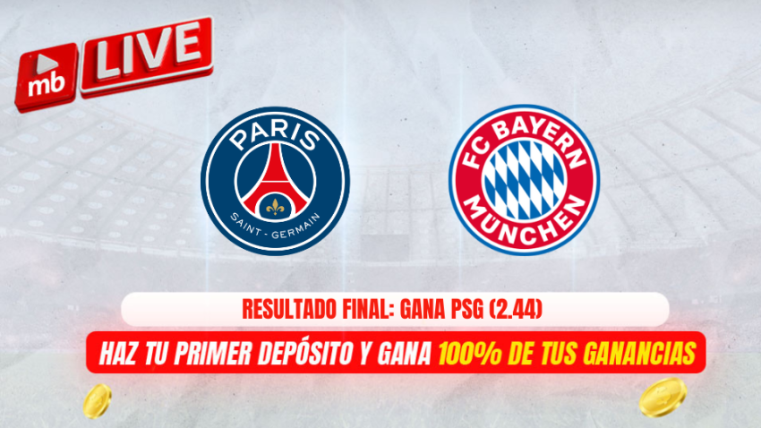 PSG vs Bayern Múnich: cuotas y pronósticos de Meridianbet