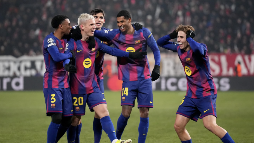 Barcelona remonta 2-4 ante Slavia Praga en Champions League