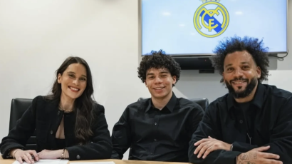 Enzo Alves firma su primer contrato profesional con el Real Madrid