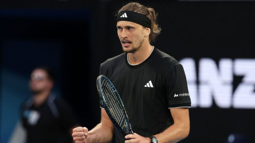 Zverev avanza con autoridad y se instala en octavos del Australian Open