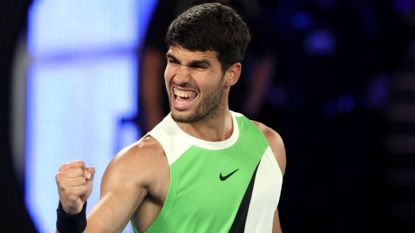 Carlos Alcaraz jugará por primera vez semifinales del Australian Open