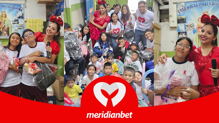 Meridianbet alienta la educación y realizó donación a la Casa Hogar "Virgen del Carmen"