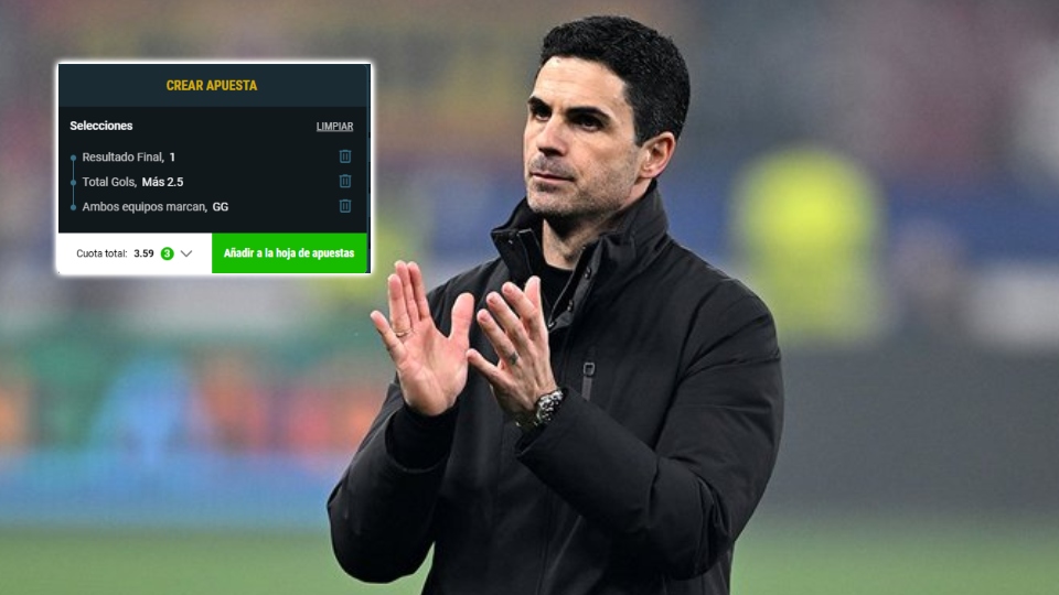 Cuota de Arsenal vs Everton por Premier League.