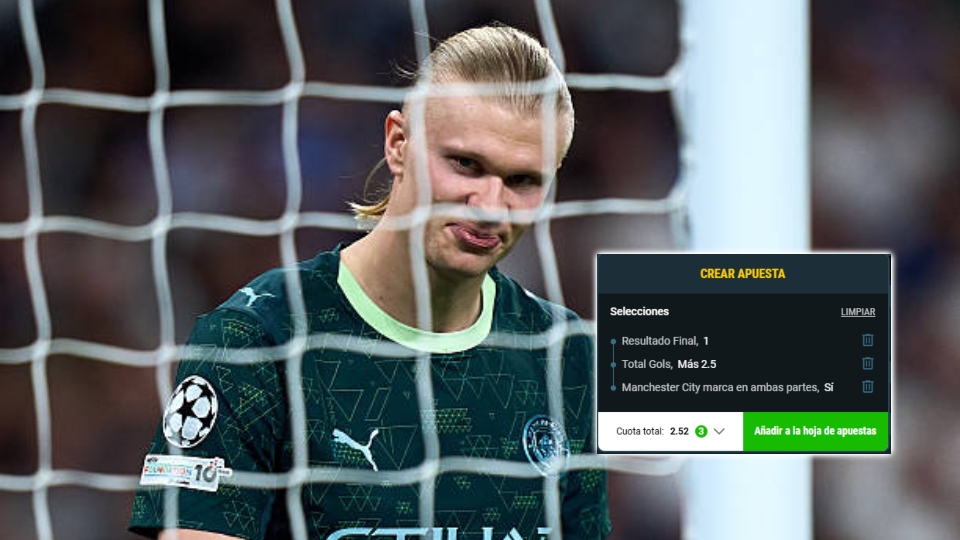 Cuota de Manchester City vs Real Madrid