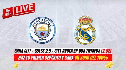 Las fijas del Tigre de Manchester City vs. Real Madrid por Champions League