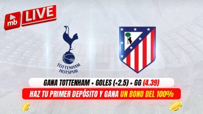 Las fijas del Tigre de Tottenham vs. Atlético de Madrid por Champions