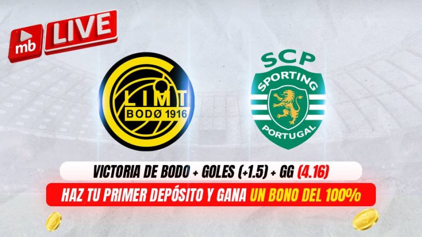 Las fijas del Tigre de Bodo Glimt vs. Sporting Lisboa por Champions League