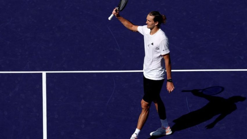 Alexander Zverev impone su jerarquía ante Arthur Fils para jugar semifinales en Indian Wells