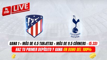 Atlético de Madrid vs Tottenham: cuotas y pronóstico