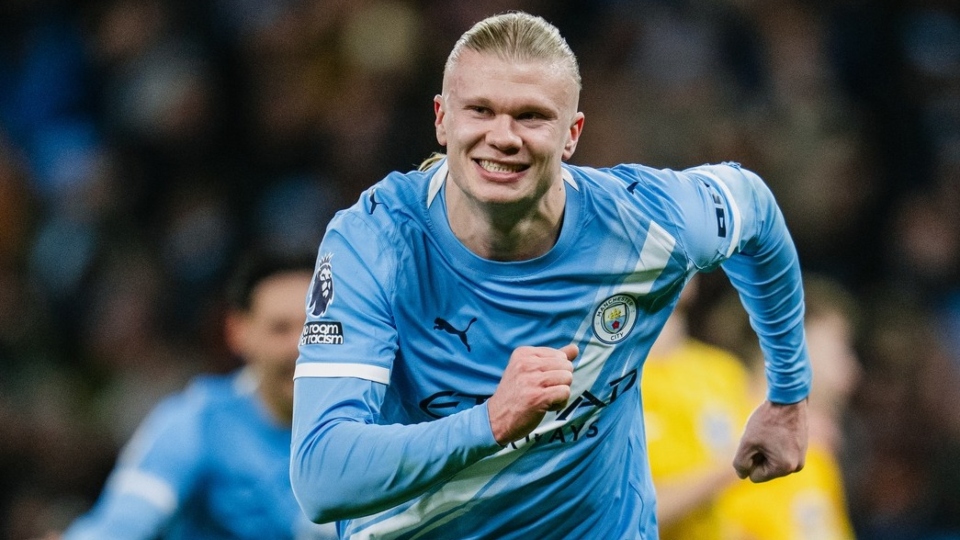 Haaland es el cuarto máximo goleador en esta edición de la Champions League pre-octavos.