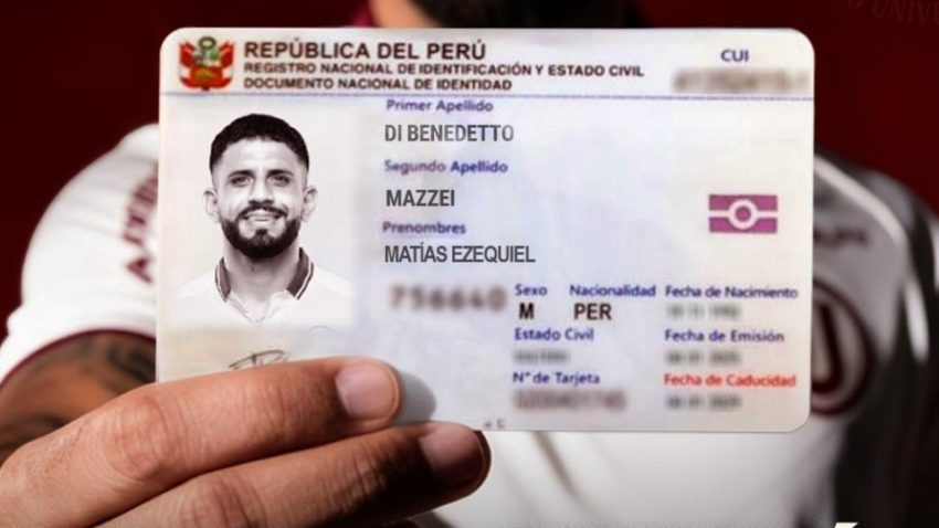 Un nuevo peruano para Universitario: Matías Di Benedetto recibió la nacionalidad