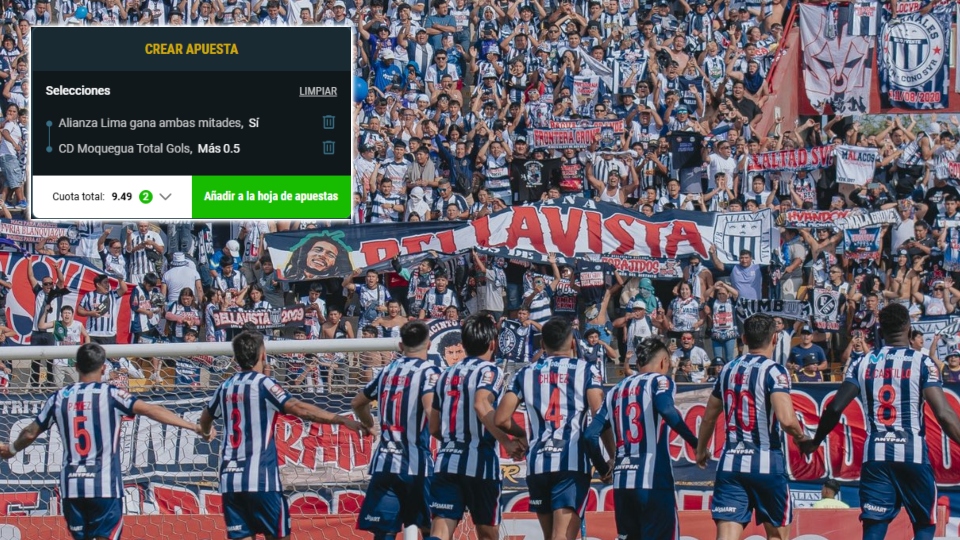 Alianza Lima vs Moquegua: pronósticos y cuotas