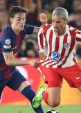 Alineaciones de Atlético de Madrid contra Barcelona por Champions League