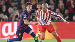 Alineaciones de Atlético de Madrid contra Barcelona por Champions League