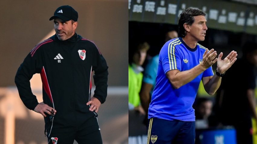 Alineaciones de River contra Boca por Liga Argentina