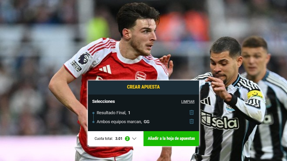 Arsenal vs. Newcastle: pronósticos y cuotas.