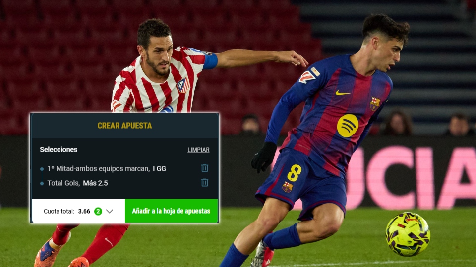 Atlético de Madrid vs. Barcelona: cuotas y pronósticos.