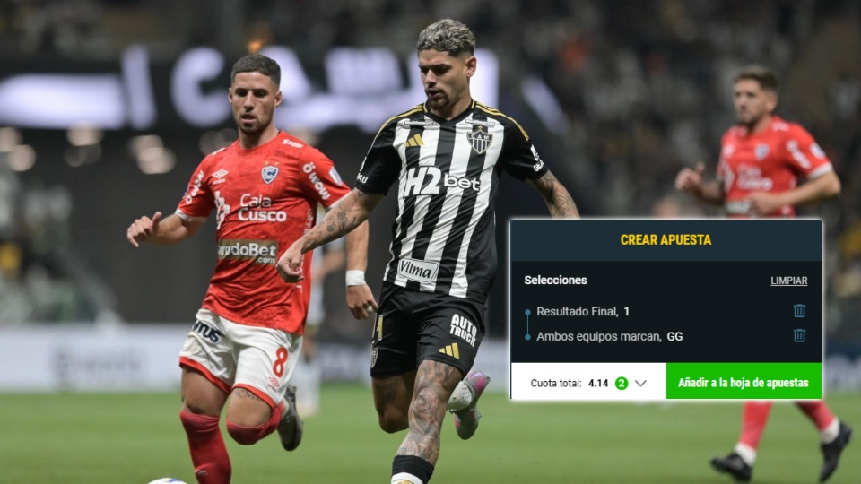 Cienciano vs. Atlético Mineiro: pronósticos y cuotas