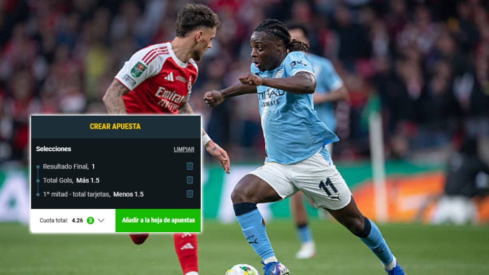 Manchester City vs. Arsenal: cuotas y pronósticos.