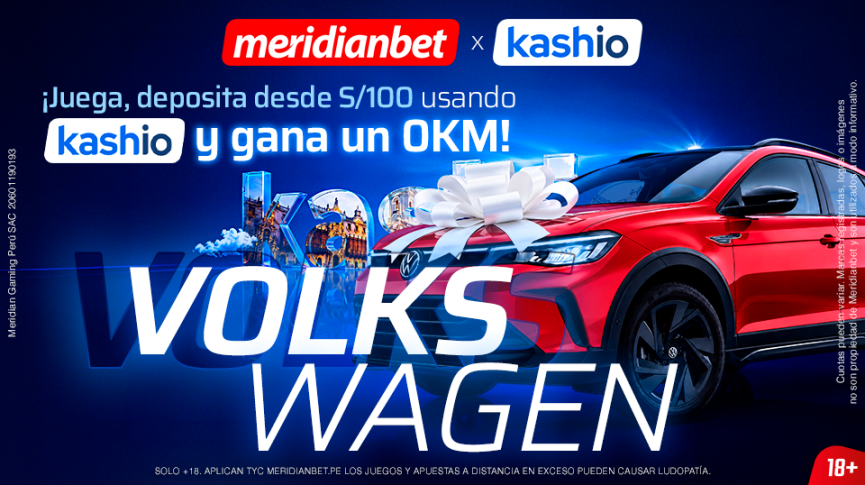 Meridianbet y Kashio te ponen al volante de un Volkswagen Nivus 2027